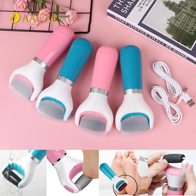 

Electric Foot file Care Tool Feet Hard Dead Skin Removal Battery Power Foot USB Exfoliator Heel Callus Remover Pedicure Device