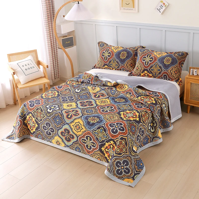 

BESTPRO Plaid Blanket for Beds Sofa Boho Sofa Blaneket Bed Decorative Bohemian Sofa Cover Throw Blanket Picnic with Tassel