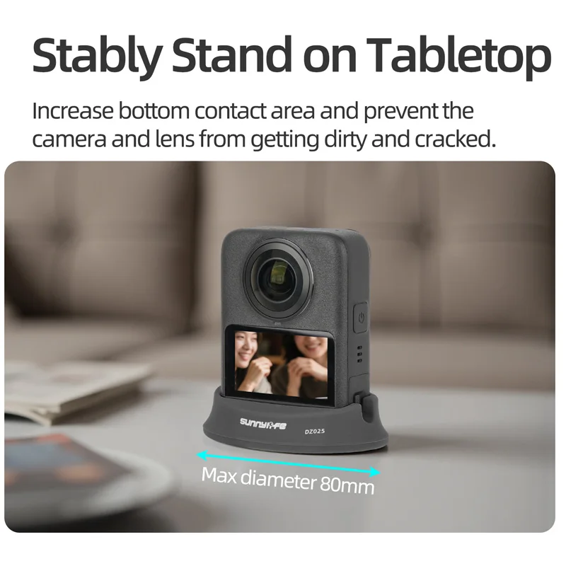 Soft Silicone Base For DJI OSMO 360 Desktop Fixed Stand Anti-slip Protective Car Base Holder Bracket for OSMO 360 Accessories