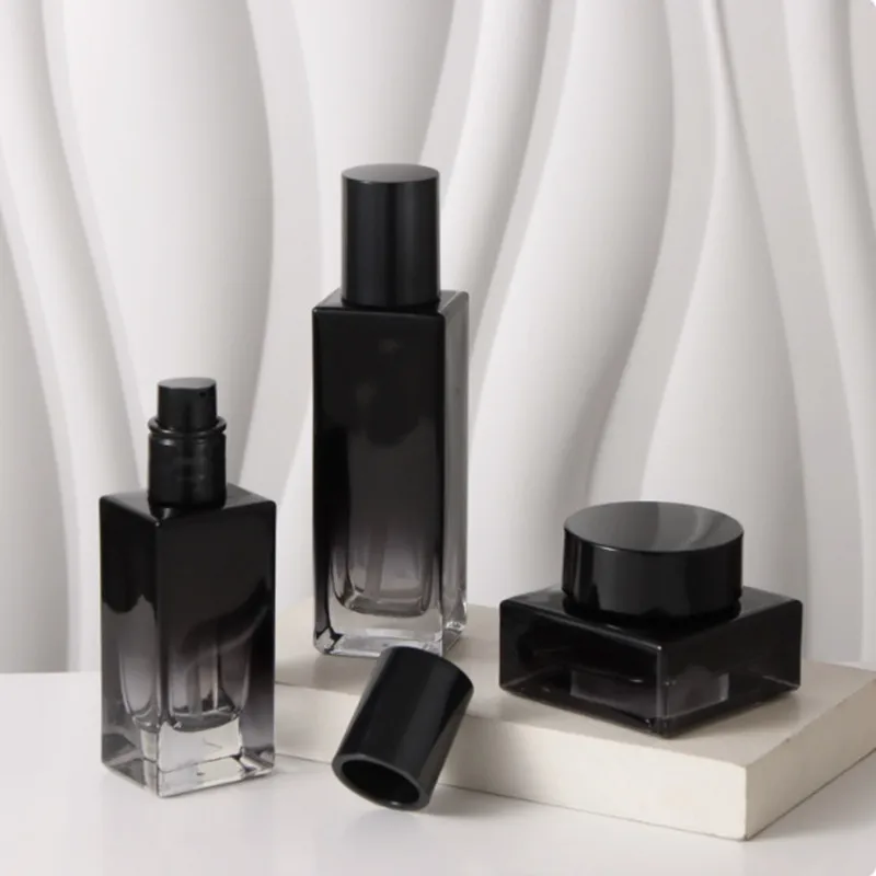 7PCS Cosmetic Container Set – 30/50G Cream Jars, 20–120ML Lotion Pump and Serum Bottles... - SKU PBGS1603 - UGI Packaging