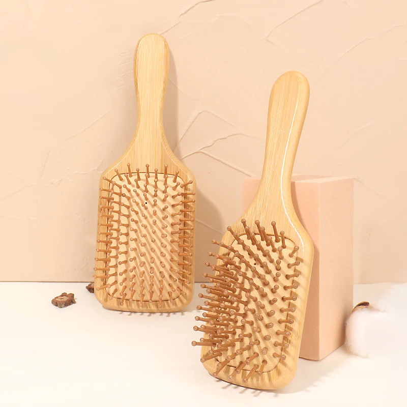 ٤ قطع فرشاة شعر خشب احترافية