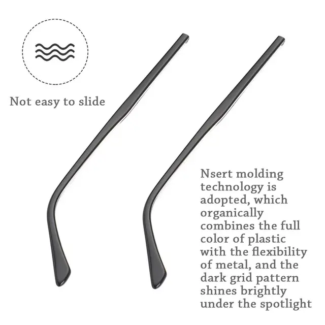 6 Paia Copri Tempie Per Occhiali In Silicone - Antiscivolo, Ricambi Per Riparazione, Bianco E Nero