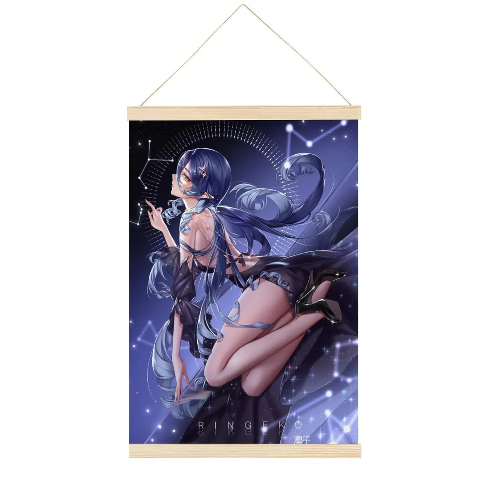 

Layla3 холст, подвесная картина, японская фотография, домашний декор, настенные постеры с прокруткой