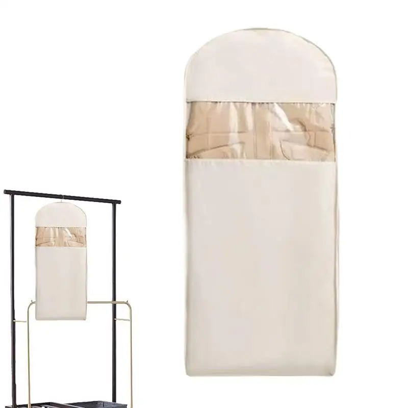 Hangable Garment Bag Closet Coat Storage Bags Compression Save Space Jackets Storage Bag Dustproof Wardrobe Clothes Organizer