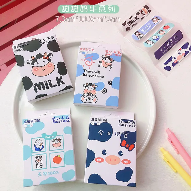 20pcs/box Waterproof Bandages First Aid Hemostasis Band Aid Stickers Cute Cartoon Animals Pig Plaster Wound Emergency Kit NO.15
