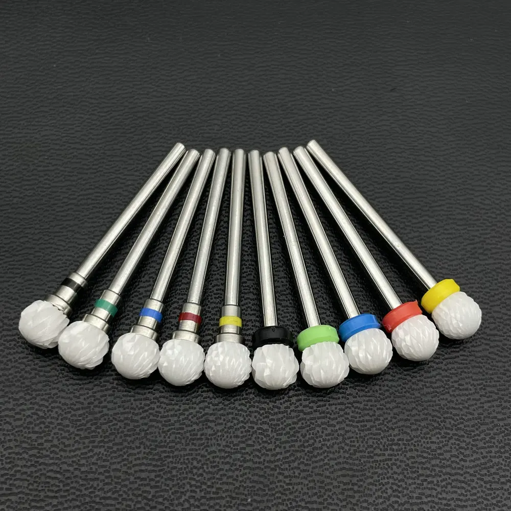 1pcs Ceramic Nail Drill Bits Rotary Cutter Clean Apparatus for Manicure Nail Milling Machine Accessories Remove Nail Gel Tools 6