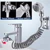 Bathroom Shower Head Basin Water Tap External Shower Toilet Hold Filter Flexible Nozzle Suit Wash Hair House Artifact Shower 4