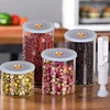 Vacuum Lids forJars Fits All Outer Diameter 10cm Jars Container Reusable Vacuum Sealing Lids BPA -Free Food Vacuum Lid Keep Food 2