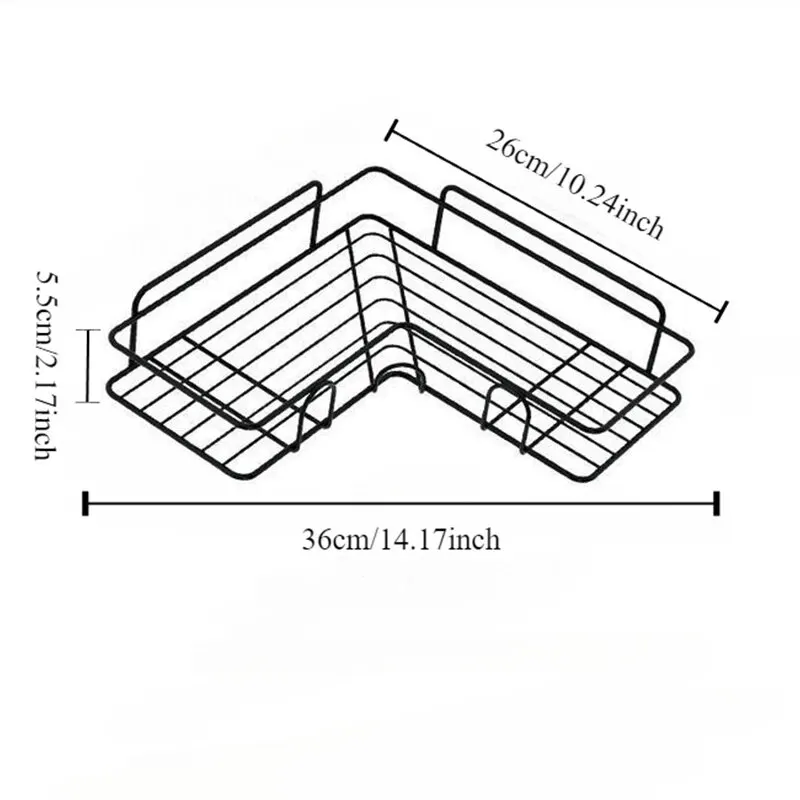 1PCS Non Perforated Bathroom Triangle Wall Mounted Shelf for Toilet Washbasin Storage for Storage Rack Bathroom Shelf Bathroom Shelf Rack Bathroom Storage Rack Wall Shelf Organizer Wall Shelf