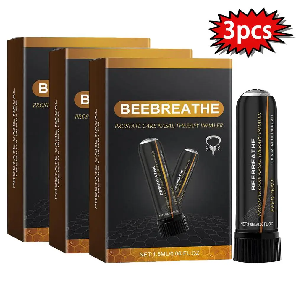 Nasal Inhaler nasal spray 3PCS Prostate Care Nasal Inhaler Beebreath Spray Prostate Relief Nasal Spray For Mens Improve Health Care