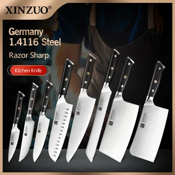 XINZUO Knife Set Ebony 1