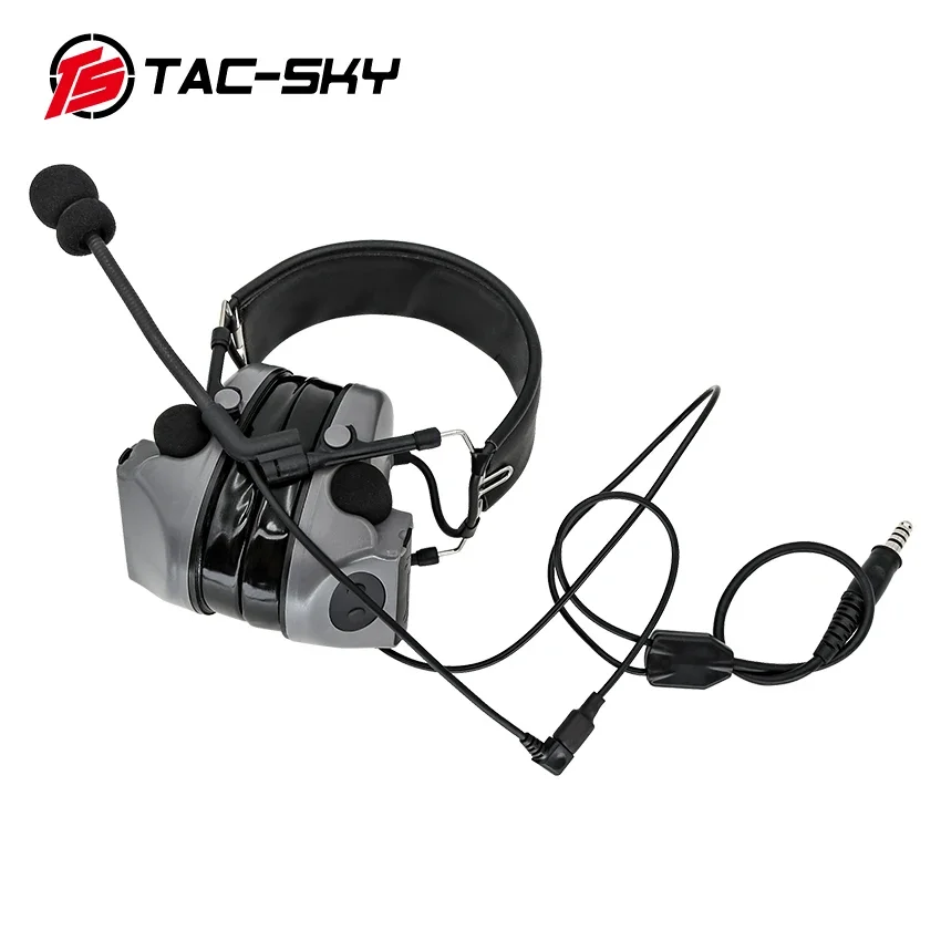 TS TAC-SKY Tactical Headset Accessory Outdoor Hunting Y Cable Set Compatible with U94 PTT for Pelto PTT and COMTAC Microphone