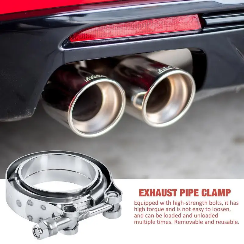 

Зажим для полосы выхлопной трубы автомобиля, встроенный инструмент для подключения без протечек для внедорожников, седанов, мини-автомобилей