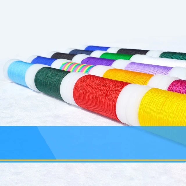 Nylon Cord Roll for Jewelry Making, Beading String, Chinese Knot, Bracelet  String, Kumi Himo, Macrame Thread Cords, 1.0mm, 14m - AliExpress