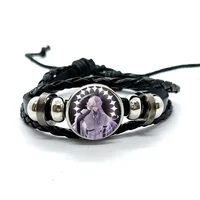 Anime Dazai Osamu Fyodor And Nikolai Gogol Cat Bracelets Art Multilayer Braided Bracelets Bangles Handmade Jewelry Gifts 1
