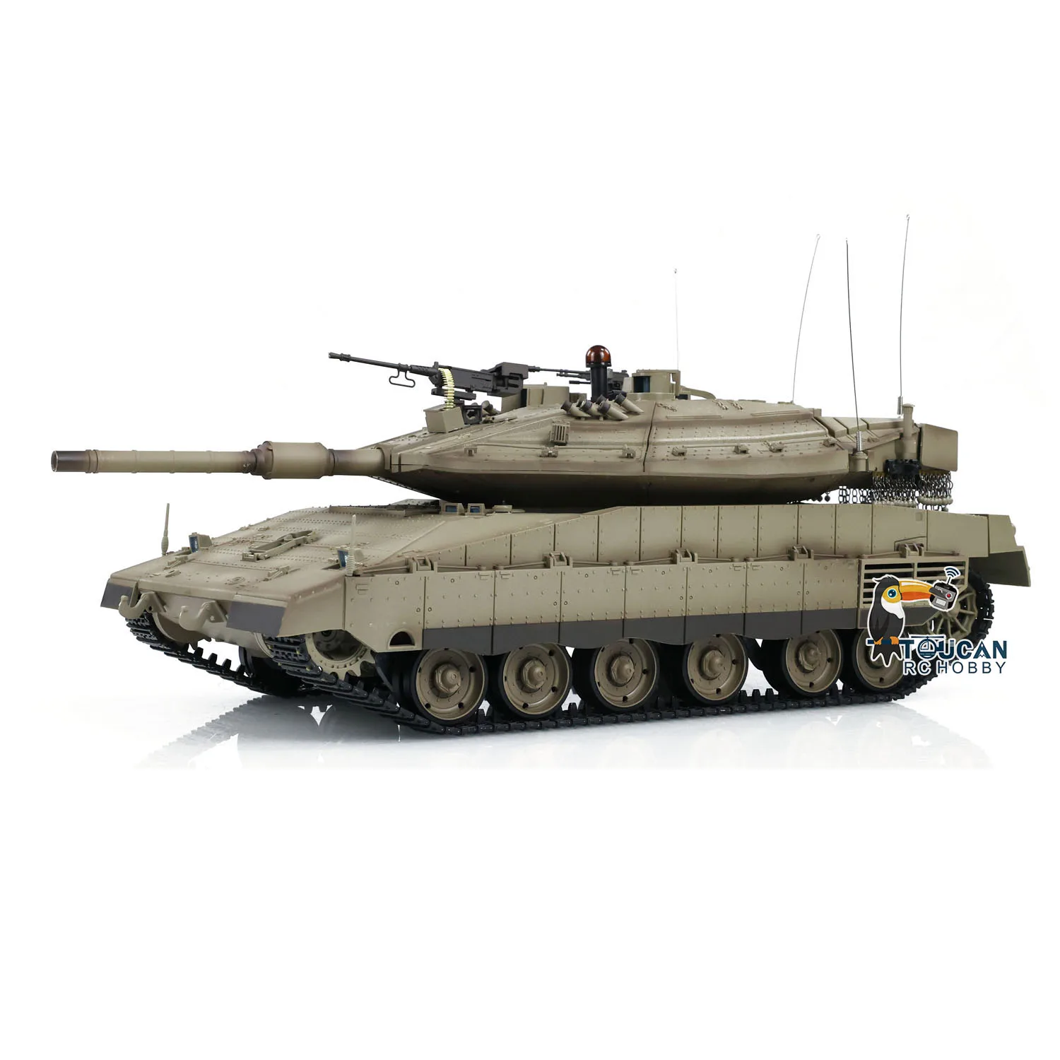 헹롱 1/16 3958 RC 탱크 IDF 메르카바 MK IV FPV 카메라 모델 연기 효과 적외선 전투 메탈 기어박스 군용 차량 장난감