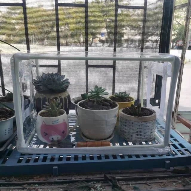 Mini Melegítő Fészer Kis Üvegházhatású Erkély Zöldségmelegítő Palánta Védelme Érdekében - Image 3