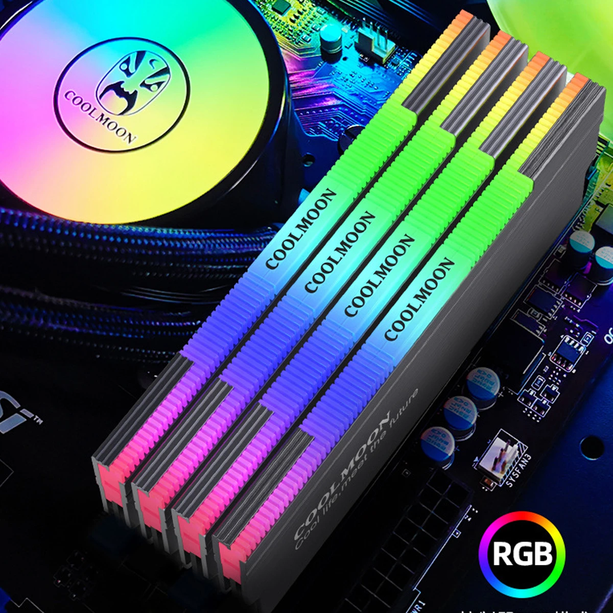 Virgen Cayo chico AURA SYNC carcasa RAM de aleación de aluminio RGB, radiador MOD 5V, 3  pines, Armadura de A RGB, iluminación arcoíris, Enfriador de memoria de  escritorio para ordenador|Barras luminarias LED| - AliExpress