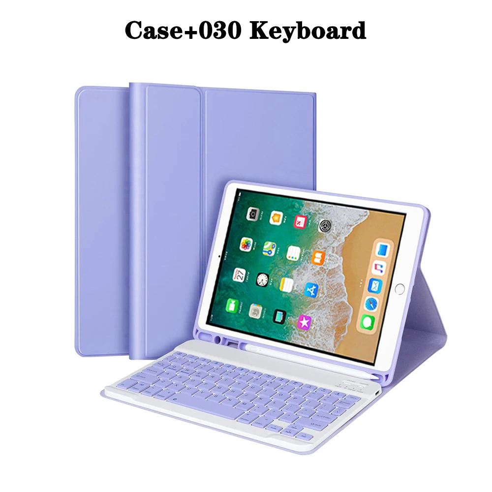 Premium Tablet Case with Detachable Keyboard and Pencil Holder, 9.7 Inch