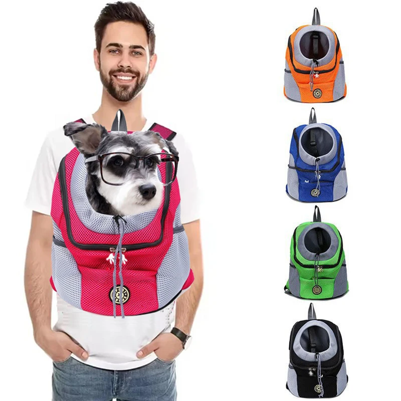 Pet Backpack For Small Medium Dogs Pet Dog Transport Backpack Travel Breathable Dog Carrier Puppy Carrier Pets Carrying Supplies