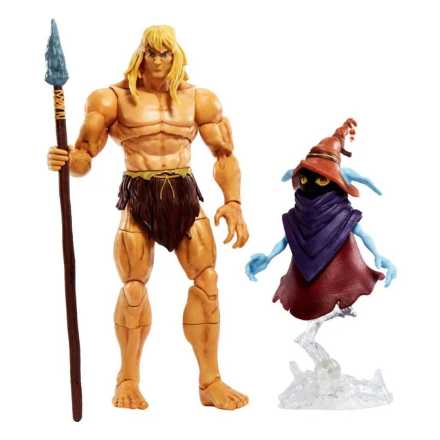 Figuras Masters of the Universe: Revelation Masterverse 2022 Deluxe Savage  He-Man & Orko 18 cm