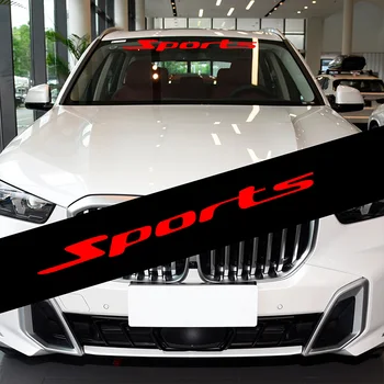 Adesivi per parabrezza anteriore per auto moda Sport PVC decalcomanie in vinile decorazione accessori modificati per esterni