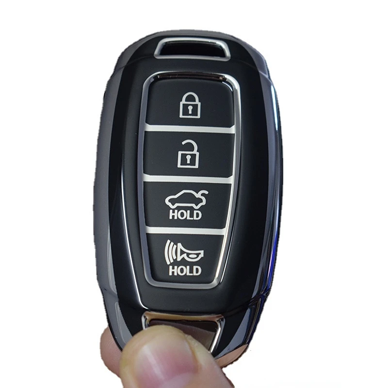 Tpu Car Key Case Cover Per 2020 2022 Santa Fe Hyundai Elantra Kona 2020 Veloster N Encino 2020 Venue Sel Kona Ev 2018 Sonata