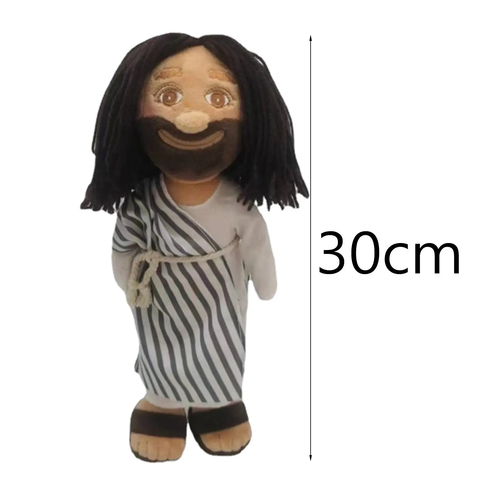 Jesus Plush Cushion Jesus Stuffed Plush Doll Home Decoration Cartoon Classic Christian Stuffed Plush for Kids Birthday