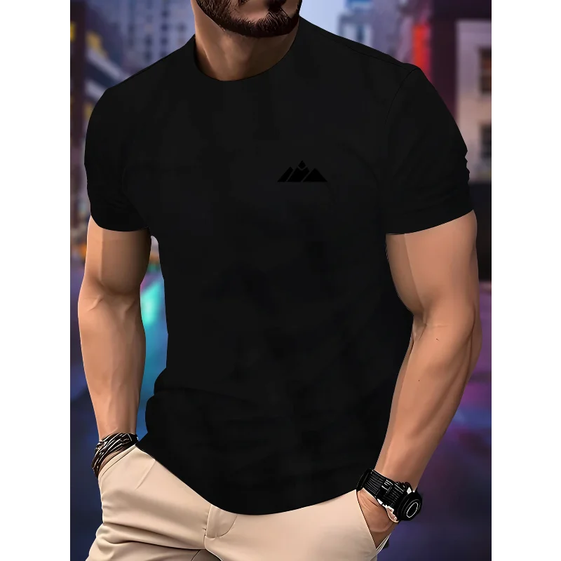 Nuova maglietta sportiva da jogging da uomo - T-shirt stile primavera/estate con stampa di lettere e maniche corte - T-shirt sportiva traspirante per il fitness - immagine 5