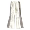22aw Kapital Hirata and Hong Japan Style Tricolor Polyester Side Zipper Vertical Stripe Elastic Casual Popular Loose Pants 4