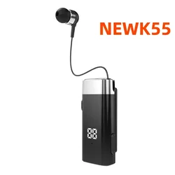Trouvaille K65 Lotus Wireless Earphones with Retractable Headset and Power Display (NEWK55)