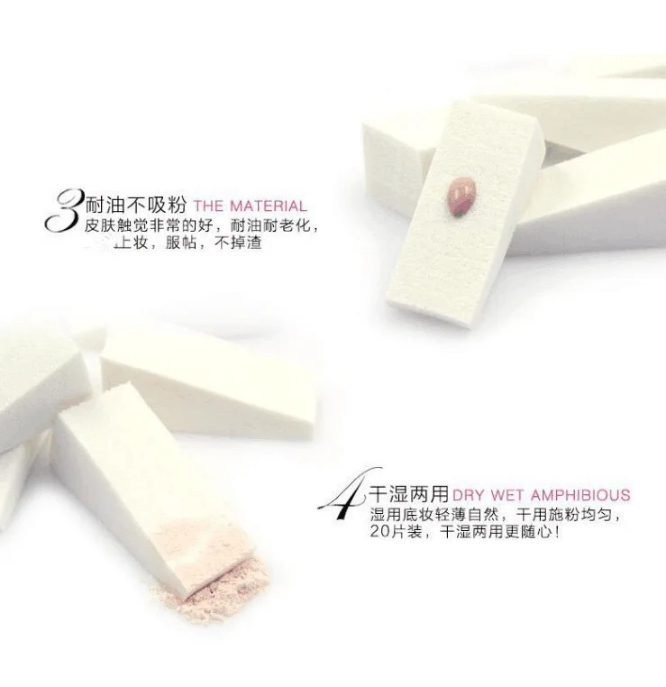 50PCS Soft Sponge Gradient Nail Art Stamper Tool Gel Polish Color Gradient Brush Powder Sponge Grab Pen For Manicure Accessories 5