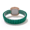 Women Fashion Business Diamond Elastic Band Quartz Watch 2