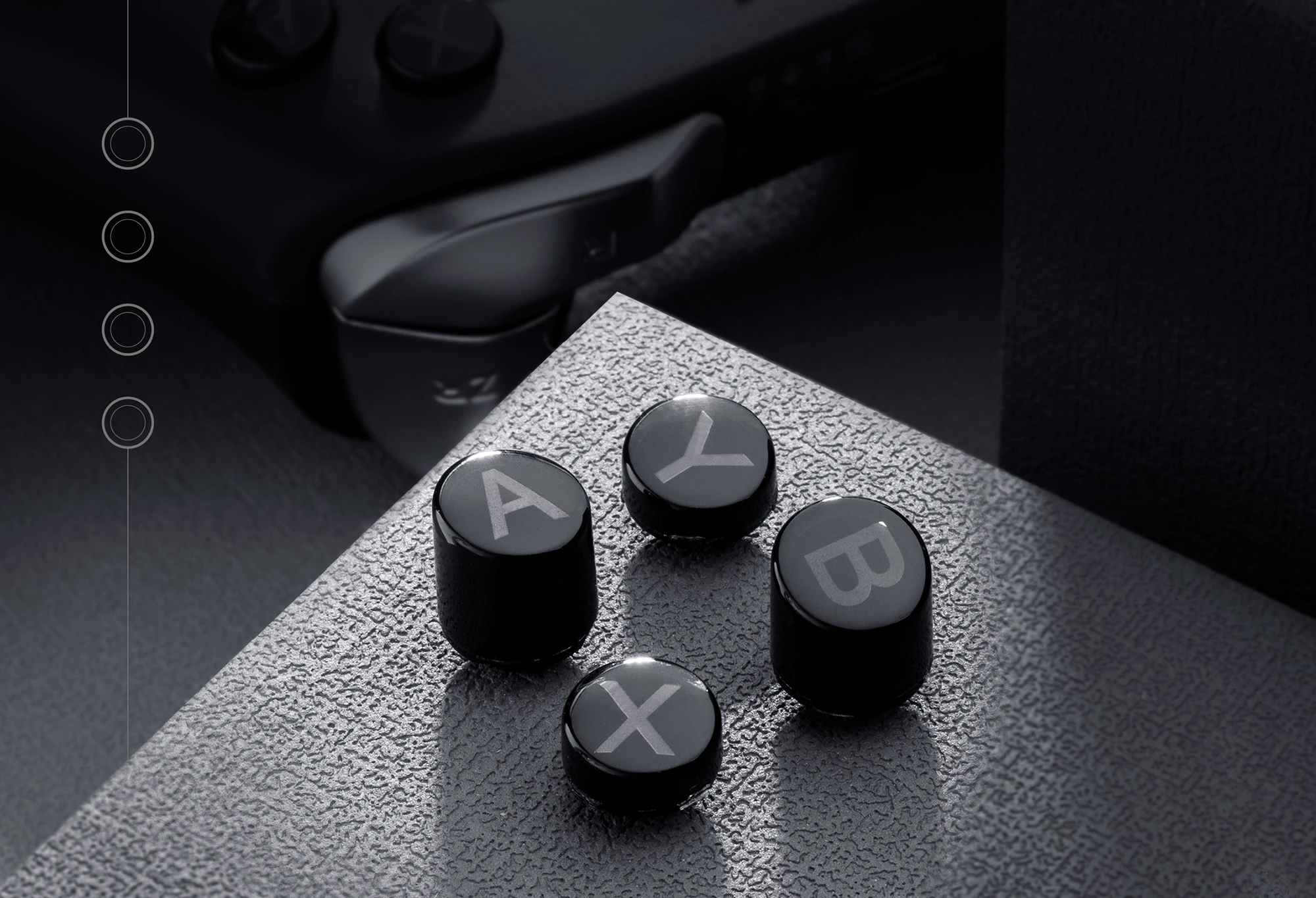 NS32-Tastenkappe für Gulikit KingKong 2 Pro NS08 NS09 Spielcontroller A B X Y-Taste für PC-Platzierung Spielzubehör_voghion.com