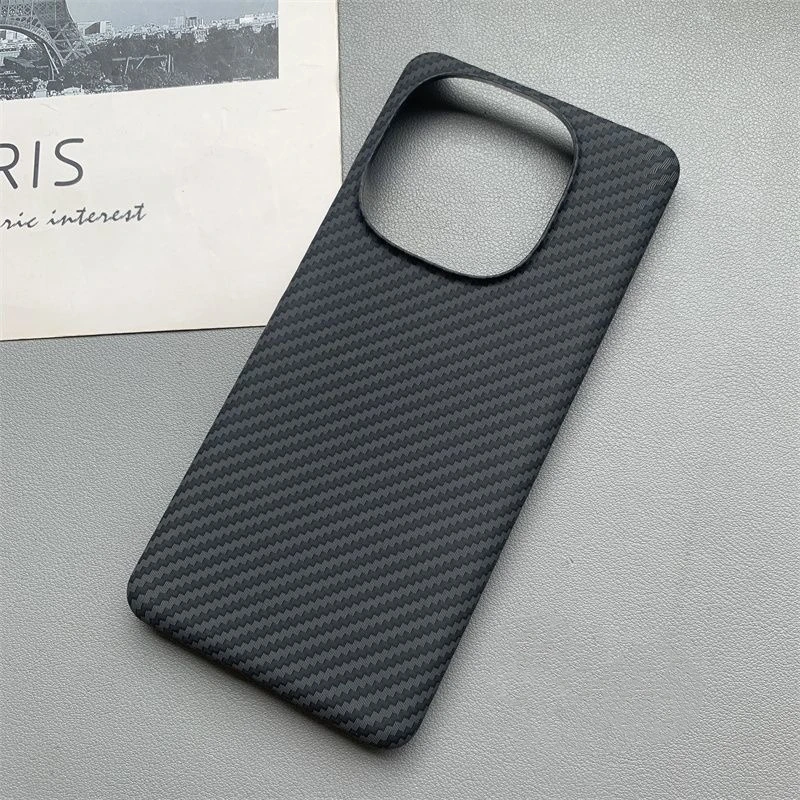 Sleek Matte Carbon Fiber Texture Phone Case - Ultra Thin & Durable Back Cover Bumper