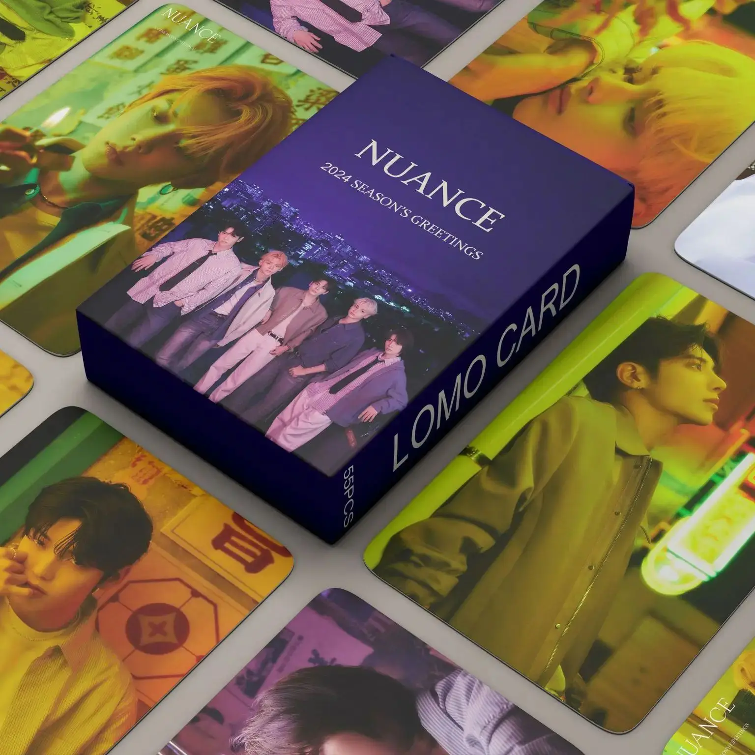 55pcs Kpop Group 2024 SEASON S GREETINGS LOMO Card Photo Cards New 