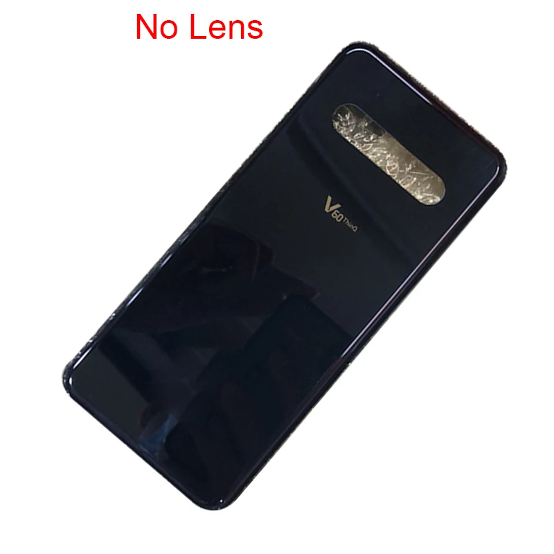 LG V60 ThinQ 배터리 커버 용 새 원본 LG V60 Thinq 후면 배터리 커버 용 후면 유리 하우징 백 케이스 백 쉘