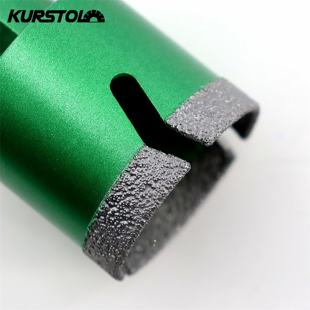 KURSTOL Dia20-125mm 다이아몬드 드릴링 코어 비트 커터, 세라믹 타일 M14 스레드 구멍 톱, 대리석 도자기 석기 드릴 비트, 1 개