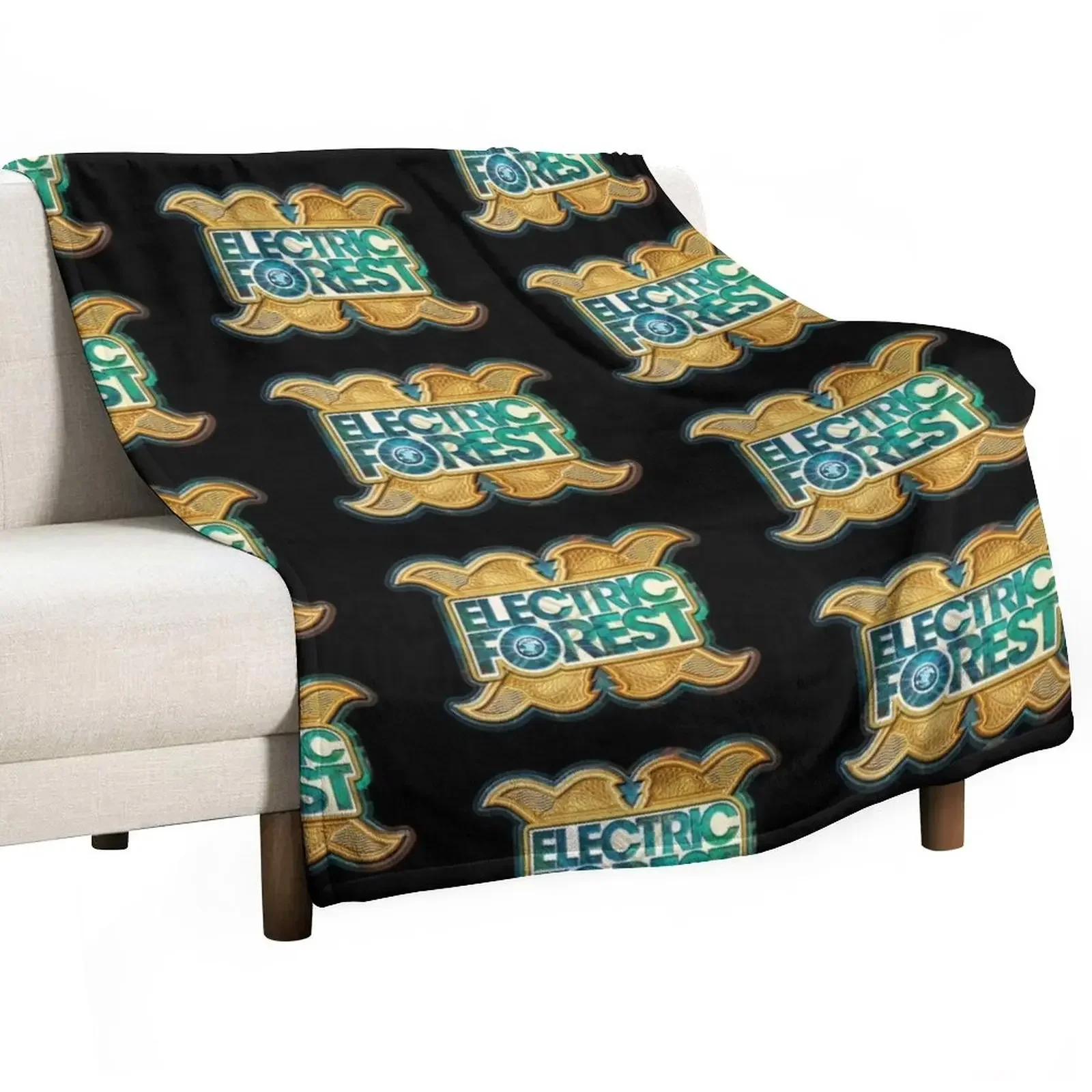 

ELECTRIC FOREST DECADE ONE FESTIVAL Throw Blanket blankets and throws Giant Sofa Travel Cute Plaid Blankets