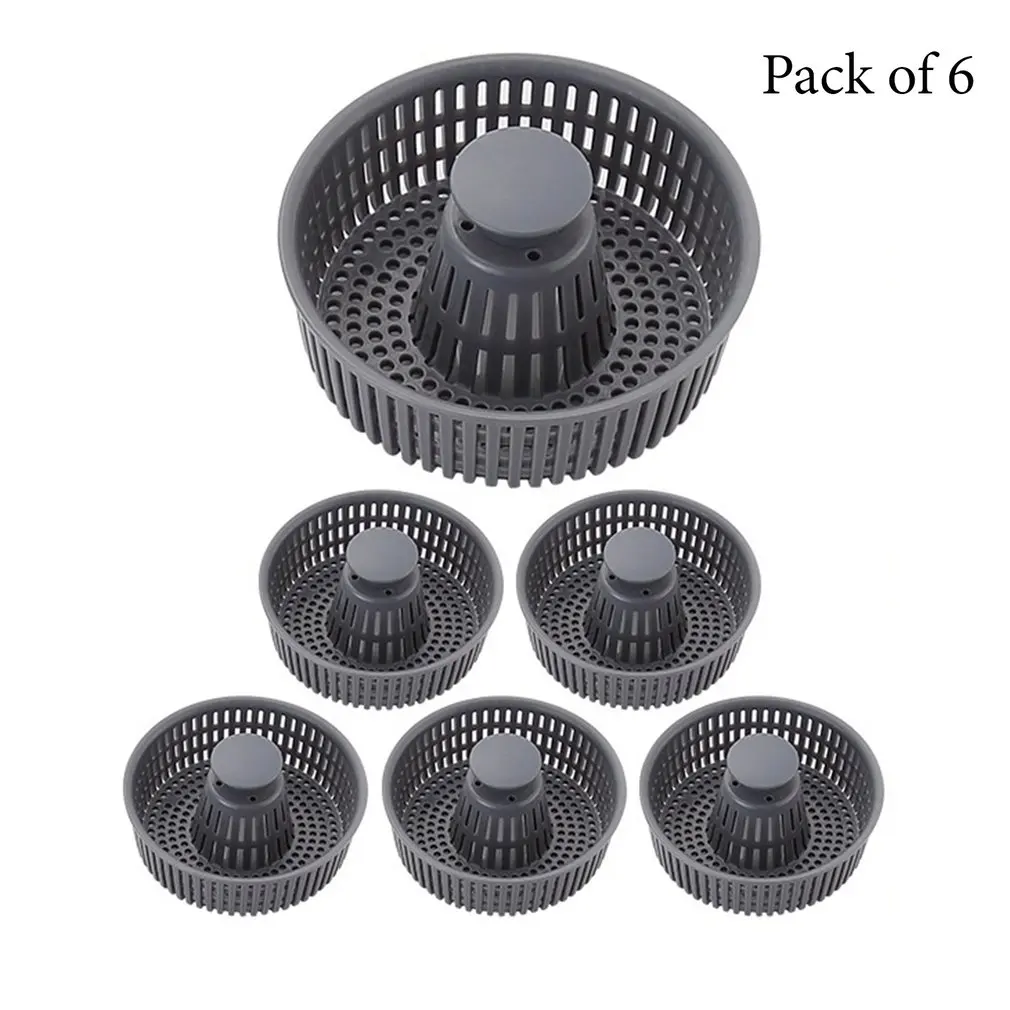 

6 Sink Strainer Basket Stainless Steel Sink Filter Kitchen Sink Filter Basket Kitchen Sink Hole Cover Carrying Basket