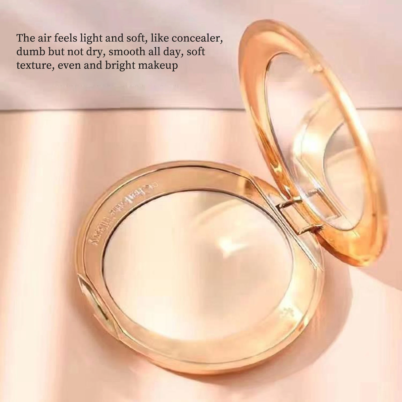 

Mini Powder Setting Powder Dry Powder Makeup Waterproof Concealer Long-lasting Oil Control Natural Brighten Skin Powder Puffs