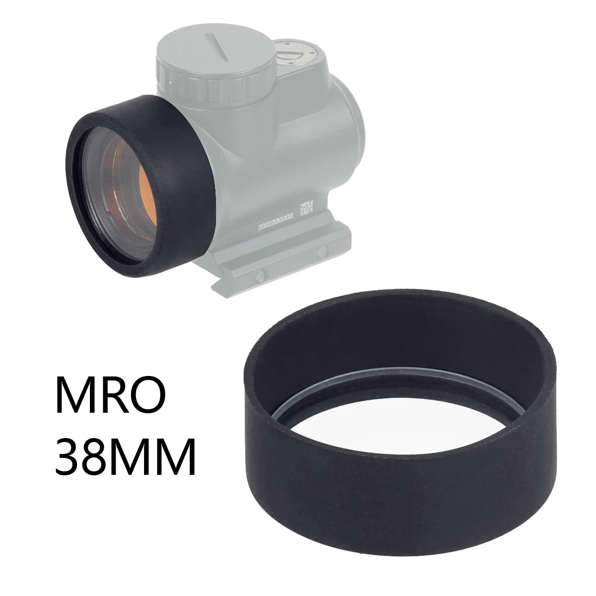 Тактическая резиновая крышка для объектива Trijicon SRO MRO Red Dot Sight, защитная крышка для SureFire M300 M600 X300 X400, оружия