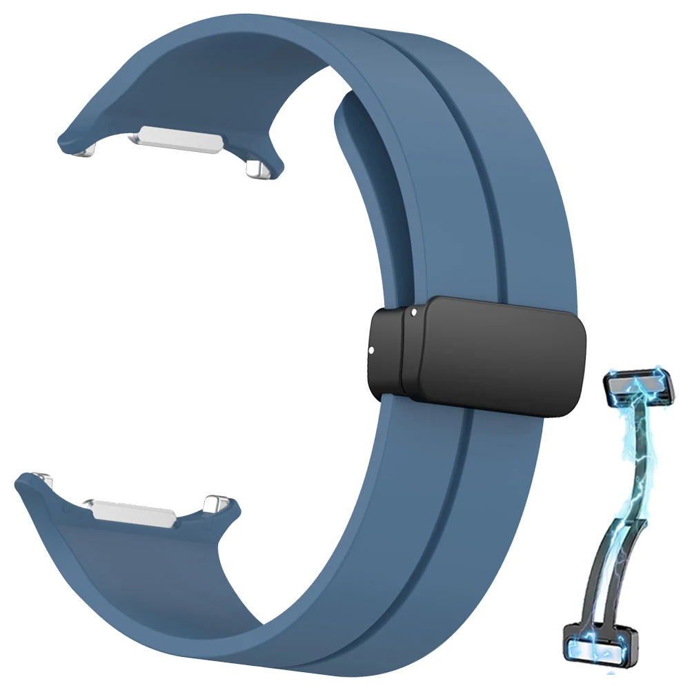 Ultra Sports Silicone Strap with Magnetic Folding Buckle