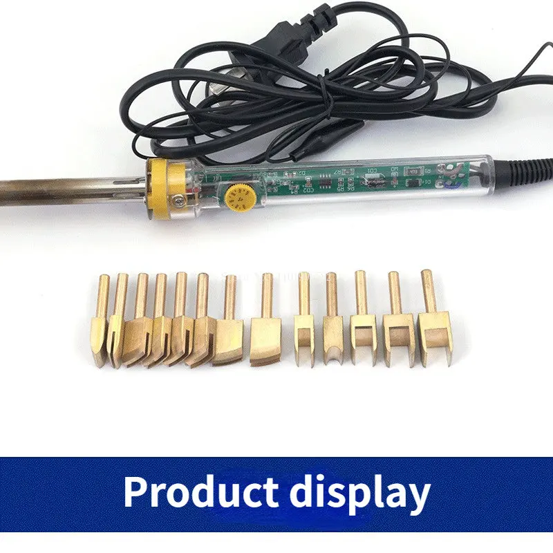 Pure Copper Pressing Edge Head Rolling Edge Head DIY Leather Treatment Electric Soldering Iron Hot Pressing Tool