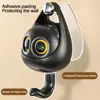 Creative Cute Wink Cat Animals Wall Hanging Hook Household Storage Rack Wall Decoration Free Punching For Clothes Hat Scarf Key 3