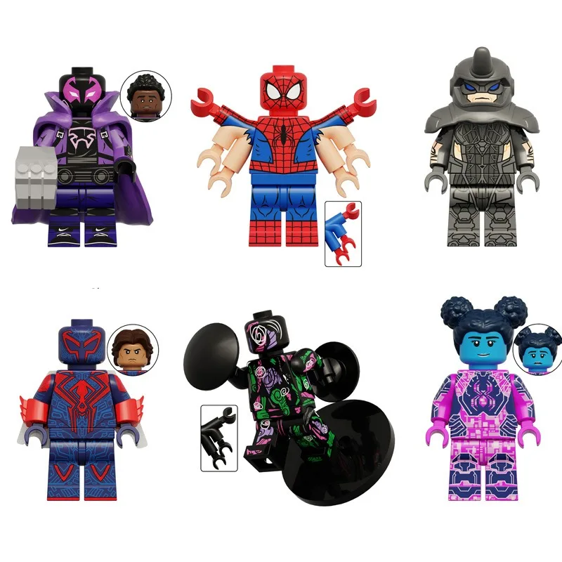 KT1071 KT1072 히어로 시리즈 빌딩 블록 피규어 소형 입자 조립 장난감