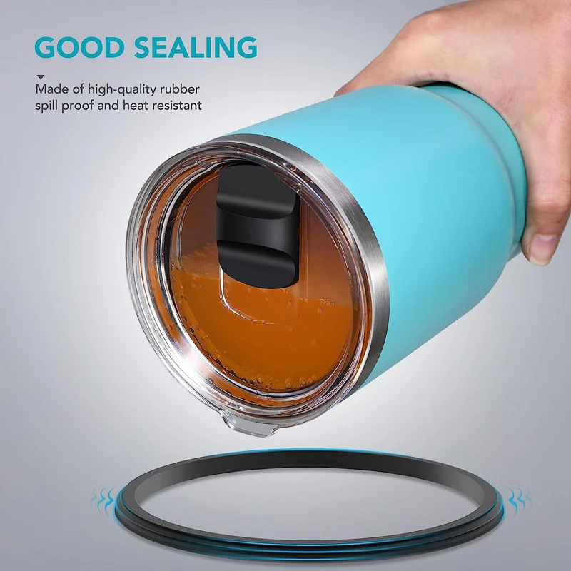 Cup Lid Replacement 20 30Oz Tumbler Lid for YETI 20 Oz Tumbler Spill Proof with Magnetic Slider Switch