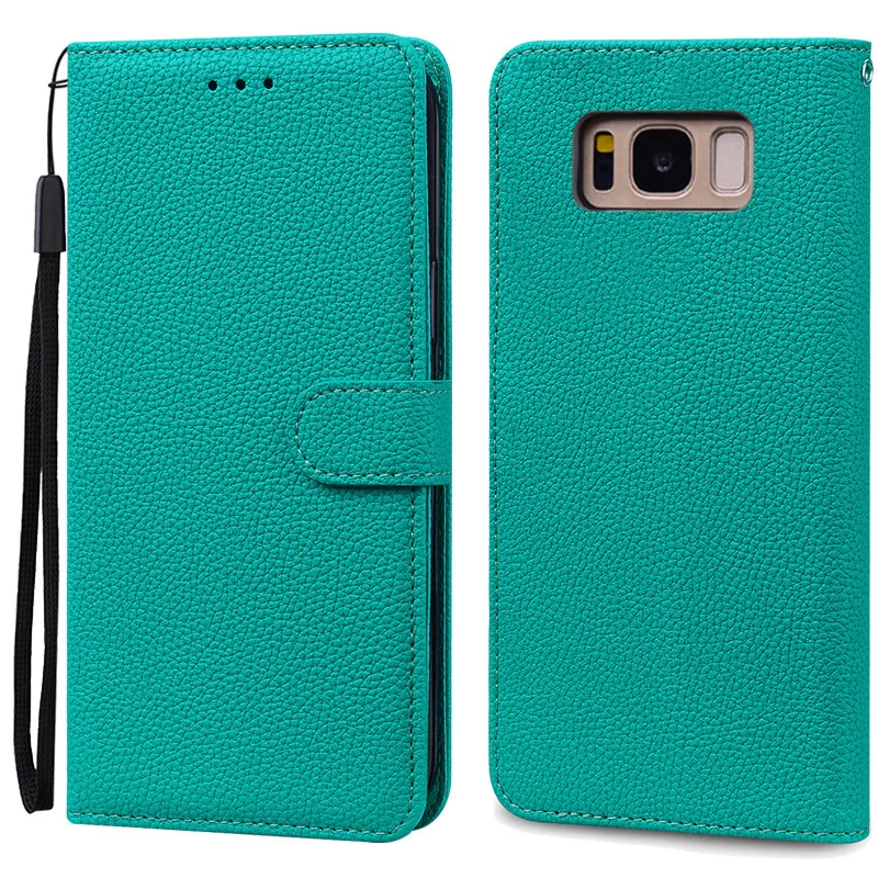 Luxurious Leather Wallet Flip Case for Samsung Galaxy S8 Plus