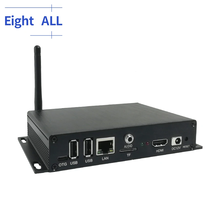 Digital Signage Player Box  Android 7.1  Quad-core RK3288 2G+16G Smart 4K Advertising Media Player HD 3840*2160P TV Box 4k hd advertising smart media player box cms android 7 1 smart tv box remotely control tv switch