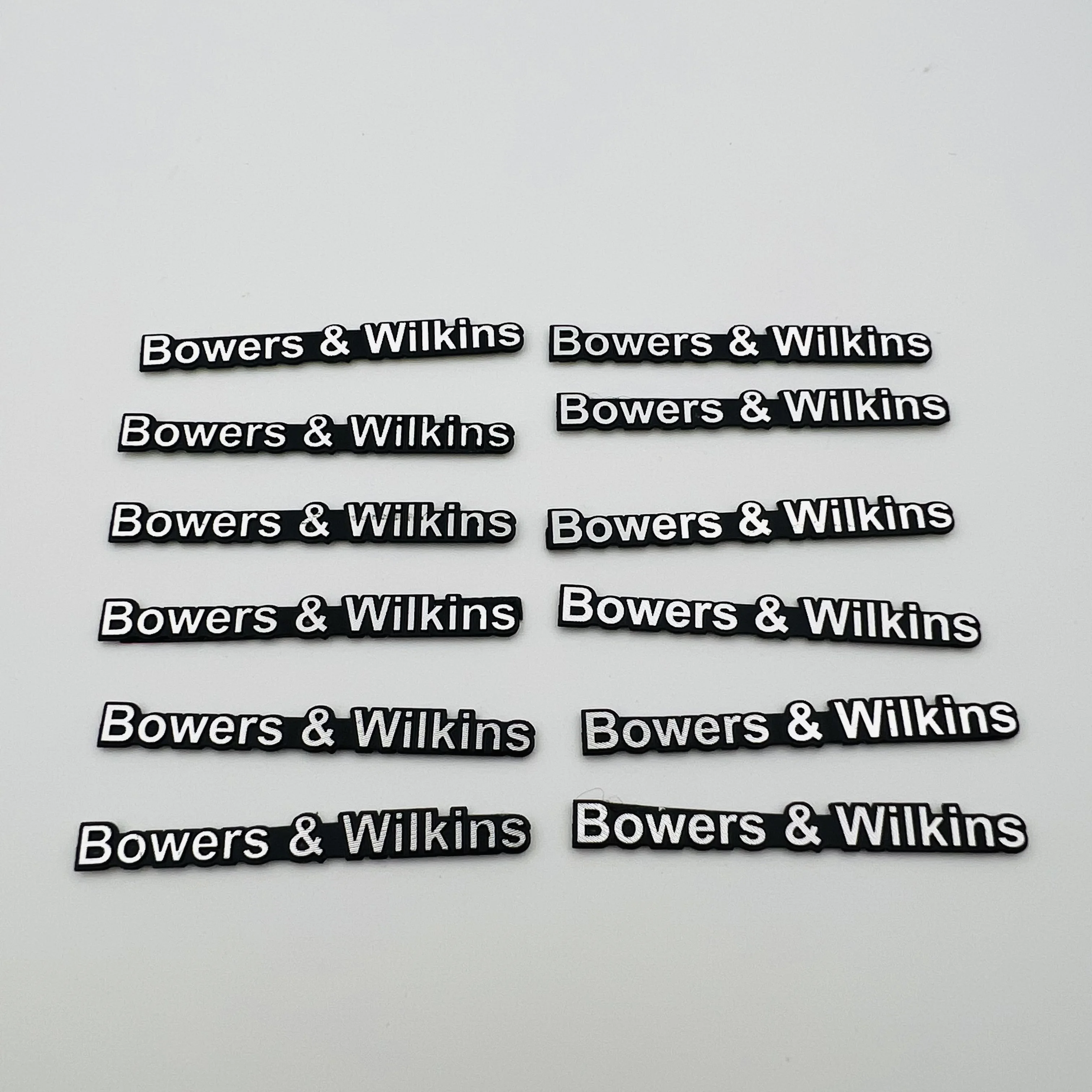 4 шт. алюминиевые B & W BOWERS & WILKINS наклейка